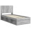 VidaXL vidaXL Bed Frame with Storage and Headboard Grey Sonoma 75 x 190 cm 4
