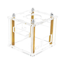 AcrylbehuizingMounteerbaar UitbreidingsbordVentilatorkoelingTemperatuurverlaging met Ventilator met Koellichaam voor Orange Pi Zero3
