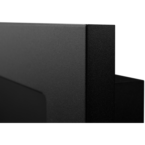 120cm Black Bioethanol Wall Fireplace 1