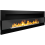 120cm Black Bioethanol Wall Fireplace 1