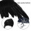 12Pcs Halloween Black Crows Feathered Crows Realistic Looking Handmade Feathered Crow , 3 Styles 3