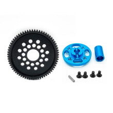 FüR Tt02 Tt02D 1/10 Modellauto High Speed Metal Gear Kit (68T) 54500 Aluminium Kit Rz007