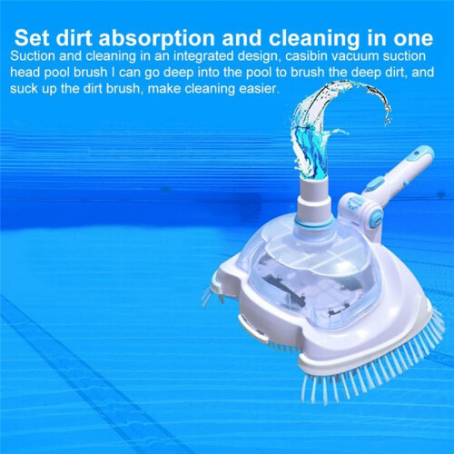 Adjustable Angle Swimming Pool Suction Vacuum Cleaner  Pond Cleaning Tool 1