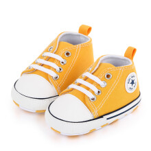 (18, 13-18months) New Baby Shoes Boys Girls Classic Canvas Casual Sneakers Spring Newborn First Walker Toddler Soft Sole Non-Slip Walking