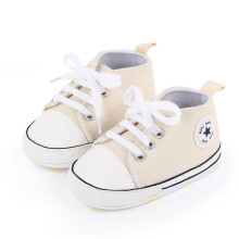 (17, 13-18months) New Baby Shoes Boys Girls Classic Canvas Casual Sneakers Spring Newborn First Walker Toddler Soft Sole Non-Slip Walking