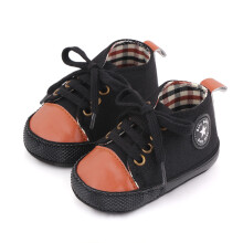 (20, 7-12months) New Baby Shoes Boys Girls Classic Canvas Casual Sneakers Spring Newborn First Walker Toddler Soft Sole Non-Slip Walking