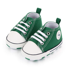 (3, 7-12months) New Baby Shoes Boys Girls Classic Canvas Casual Sneakers Spring Newborn First Walker Toddler Soft Sole Non-Slip Walking