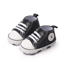 (6, 7-12months) New Baby Shoes Boys Girls Classic Canvas Casual Sneakers Spring Newborn First Walker Toddler Soft Sole Non-Slip Walking