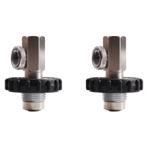 2X Fill Station Scuba Diving Regulator DIN G5/8-14 to Female 1/4NPT Scba Fill Station Charging Adapter Connector
