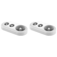 2X for Oralb Electric Toothbrush Holder, Toothbrush Rack, Home Bathroom Toothbrush Placement Rack White