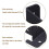 4Pcs Adjustable Wood Fence Pergola Post Base Brackets Kit Heavy Duty Post Anchor Base Brackets for Deck Railing Mailbox 4