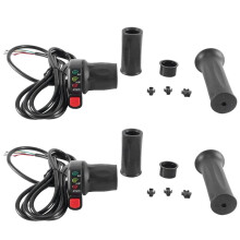 2X Elektrischer Fahrradgasbeschleuniger für Elektrisches Fahrrad/e-Bike/Mountainbike Gasgriff, 36 V