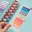 180 Colors Books Tabs for Annotating,Sticky Tabs Clear Sticky Notes, Morandi Page Markers for Notebooks,(3600Pcs) 6