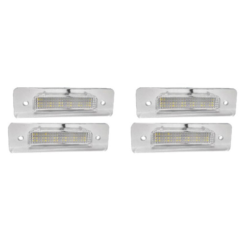 4x ÉClairage de Plaque D'Immatriculation ArrièRe LED pour  E30 E12 E28 E24 E23 E26, Accessoires de Voiture 63261372766 63261354665