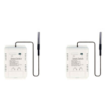 2X for Tuya Zigbee with Temperature Sensor 16A 3000W Wireless for Alexa Home Yandex