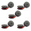 5Pack Typewriter Ribbon Twin Spool Typewriter Ribbon Red and Black Twin Spool Replacement Pack for Most Typewriter 1