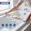 GEEZY GEEZY Extendable Bath Rack Tray Over Bath Bridge Caddy Bathtub Board Shelf 55-78cm 4
