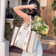 High quality (white apricot skin) underarm single shoulder canvas bag, large capacity handbag, fashionable and casual commuting handbag