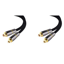 2X HIFI 5.1 Digital SPDIF Glasfaser Toslink Optisches Audio Kabel 1M Für TV Box PS4 Lautsprecher Kabel Soundbar Verstärker Subwoofer