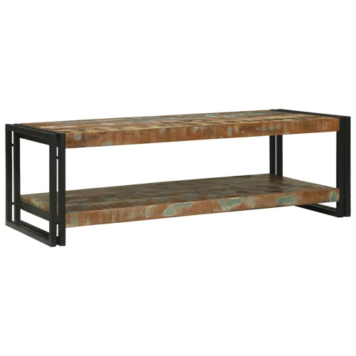 VidaXL vidaXL Coffee Table Multicolour 120 x 50 x 38 cm Solid Reclaim Wood 2