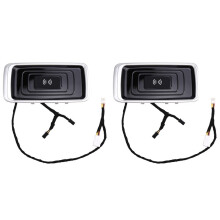 2X Car Wireless Charger 15W Fast Phone Charging Panel Adapter for - W447 V-Class 2020-2023 Left