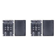 2X Adaptateur Double M.2 Vers SATA3.0 Adaptateur SSD Protocole M.2 2 NGFF M.2 B Key Vers 3.0 6 Gbit/S Convertisseur M2 Vers