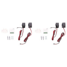 2X Tuya Life WiFi Meter 80A with CT Clamp KWh Power Consumption Monitor Electricity Statistics, 2 CT