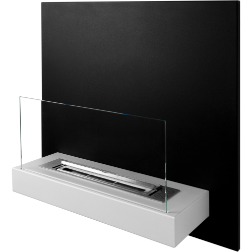 Board Black White Bioethanol Fireplace 1