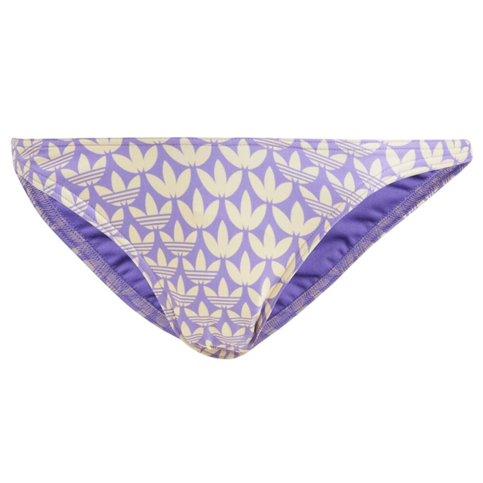 Adidas (S, Yellow/Violet) Womens/Ladies Originals Monogram Bikini Bottoms