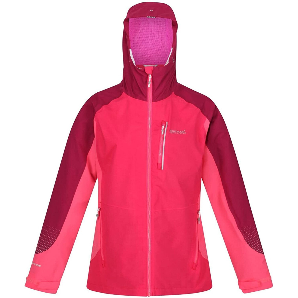 Regatta (16 Uk, Rethink Pink/Wild Plum) Womens/Ladies Highton Pro Waterproof Jacket