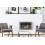 65cm Inox Bioethanol Wall Fireplace 8