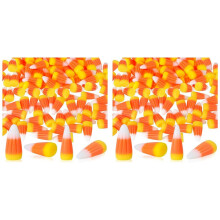100Pcs Halloween Resin Candy Corn Artificial 3D Candy Corn Bead Fall Faux Fake Corn Scrapbooking Embellishments