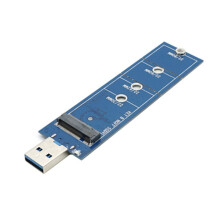 2X Adaptateur SSD M2 Vers USB Adaptateur M.2 Vers USB Clé B M.2 Protocole Adaptateur SSD NGFF Vers USB 3.0 Carte SSD