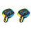 2X Auto--FM-Transmitter Auto--MP3-Player Dual-USB-Autoladegerät mit EQ-Atmosphärenlicht 1