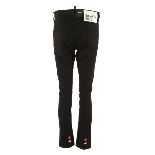 Dsquared2 (32R, Black) DSquared2 Mens Denim Skater Jeans 1