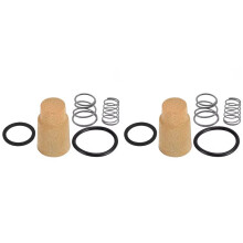 2X 6661807 KV13414 30HL67 Kit D'Élément Filtrant pour Carter Hydraulique de Vidange Compatible avec pour 645 763 773 7753 853 863 864 S130 S150