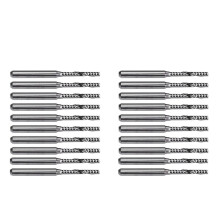 20 StüCk 2 mm X 15 mm Hartmetall-SchaftfräSer mit Einzelnut für Graviermaschine