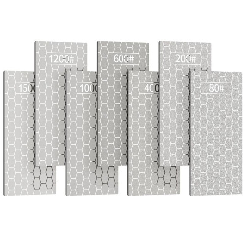 7PCS Diamond Sharpening Stones,Knife Sharpener Stone Grit Diamond Sharpener Plate for Kitchen Outdoor Knife
