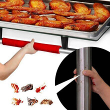 1 Pair Refrigerator Handle Cover Practical Doorknob Door Handle Cover Double-Door Fridge Gloves Kitchen Tools, Black