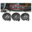 OFF/Rest/Max Climate Control Knob Panel  Knobs Button Air Conditioner Button Repair Cap for - 5 Series E60 E61 3
