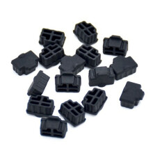 2X Rj45 Bouchon Anti-PoussièRe en Silicone Cache Anti-PoussièRe Capuchon Routeur Commutateur Câble RéSeau Interface Ordinateur Câble RéSeau Cap