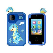 Videocamera giocattolo per bambini, fotocamera digitale educativa, lettore di musica e giochi da 2,8" con scheda TF da 32 GB, colore bl