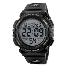 OHPA 1258 Herrenuhr, wasserdicht, elektronisch, mit großem Zifferblatt, sportlich und modisch, multifunktional, ideal für Outdoor-Aktiv