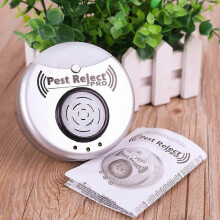 Pest Reject Pro Répulsif anti-insectes et anti-souris à ondes électromagnétiques ultrasoniques et tue-moustiques