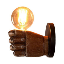 E27 Teollisuustyylinen sisäseinävalaisin LED retro musta, olohuoneen seinävalaisin, sisä-LED-seinävalaisin, 110-220V