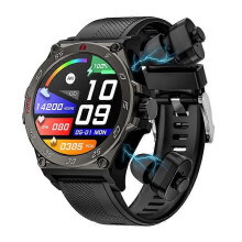 LC18 Bluetooth-Smartwatch mit Kopfhörern, zwei Funktionen zur Herzfrequenz- und Blutsauerstoffmessung sowie Offline-Zahlungs-Smartwatch