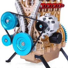 Resin engine model, collectible office from home, creative resin ornaments, handicraft ornaments