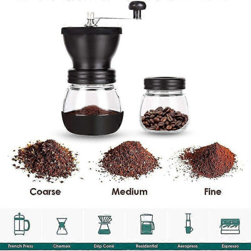 OHPA L0023-1 Manuelle Kaffeemühle mit Auffangbehälter 1