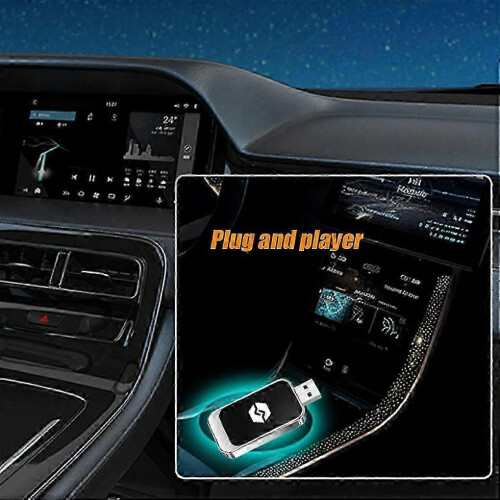 OHP Q1BZ 2 σε 1 Carplay Android Auto Dongle Box με ενσύρματο και ασύρματο προσαρμογέα USB Plug and Play 2