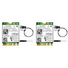 2X 8260 8260NGW WLAN-Karte + 2 X Antenne 2,4 G/5 GHz 867 M 4.2 AC8260 NGFF M.2 WLAN-Funkkartenmodul